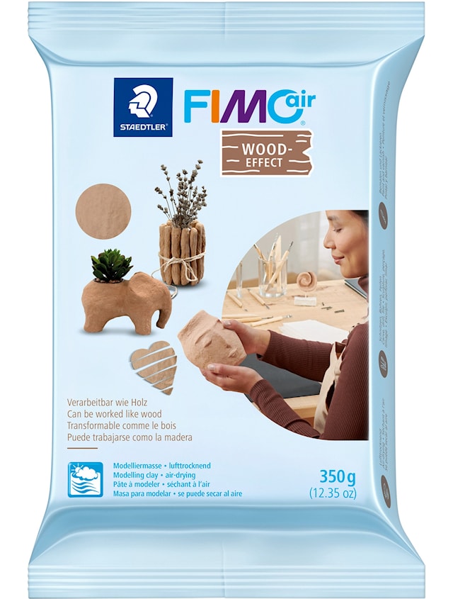 Produktbild 1 för FIMO Air Effect Trä 350g Staedtler