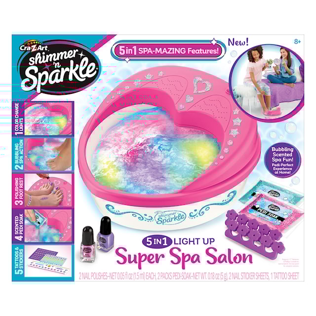 Tuotekuva 1 - Shimmer N Sparkle 5 In 1 Light Up Spa Salon