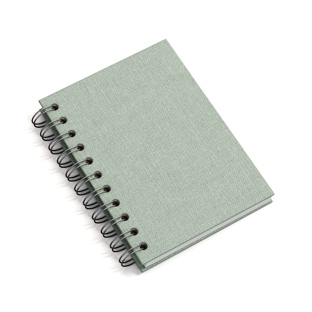 Produktbild 4 för Anteckningsbok A5 Olinjerad Soft Teal 90 Blad Bigso Box of Sweden