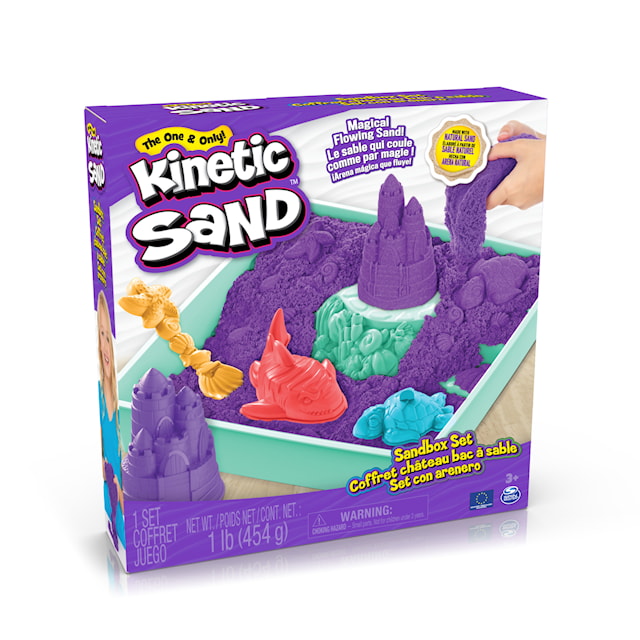 Produktbilde 1 for Kinetic Sand Sandbox Lekeset Lila