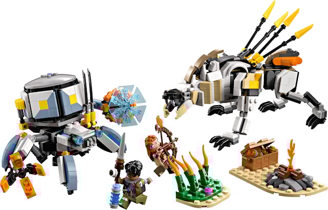 Produktbild 2 för Aloy och Varl mot Sköldkryp och Sågtand LEGO® Horizon (77037)
