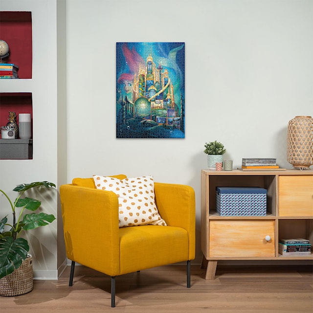 Produktbilde 4 for Disney slott Ariel 1000 Puslespill brikker, Ravensburger