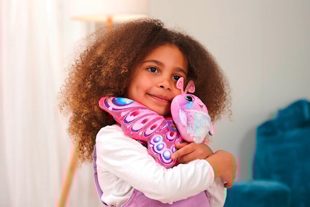 Produktbild 2 för Fluffyfly Fjäril Gosedjur, Rosa