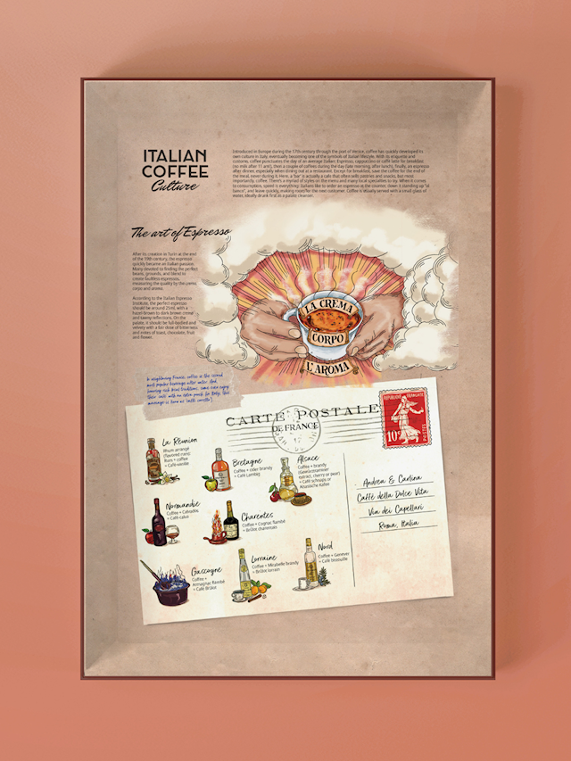 Produktbilde 3 for Puslespill Italiensk kaffekultur 1000 brikker, Water & Wines