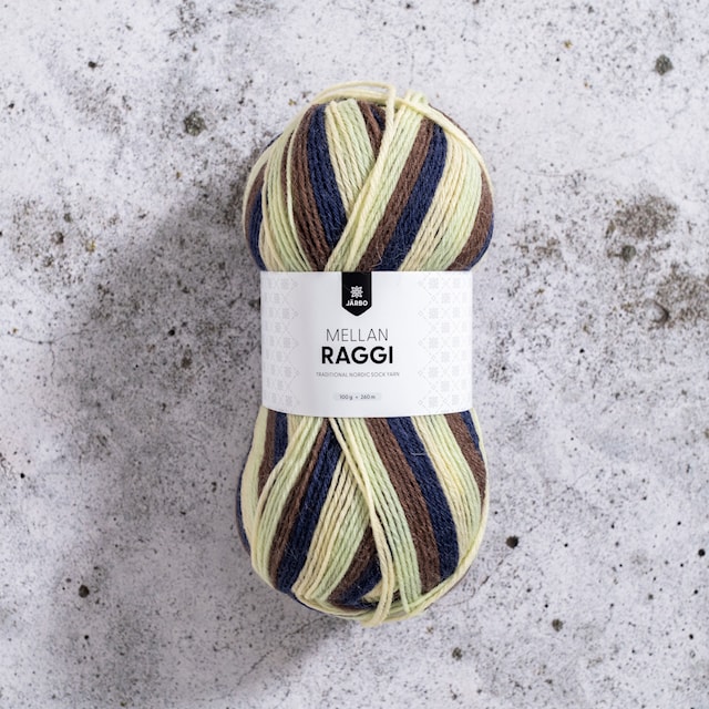 Produktbild 1 för Mellanraggi Garn Ullmix 100 g Trendy Fall Järbo