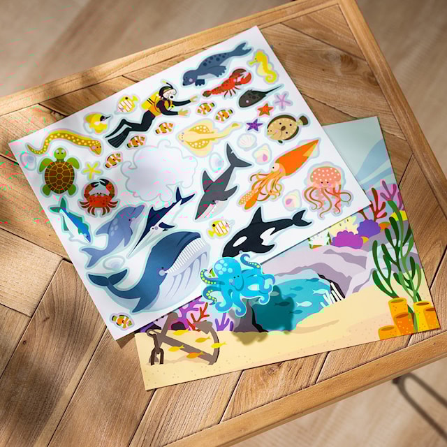 Produktbild 6 för Reusable Sticker Pad Habitats Melissa & Doug