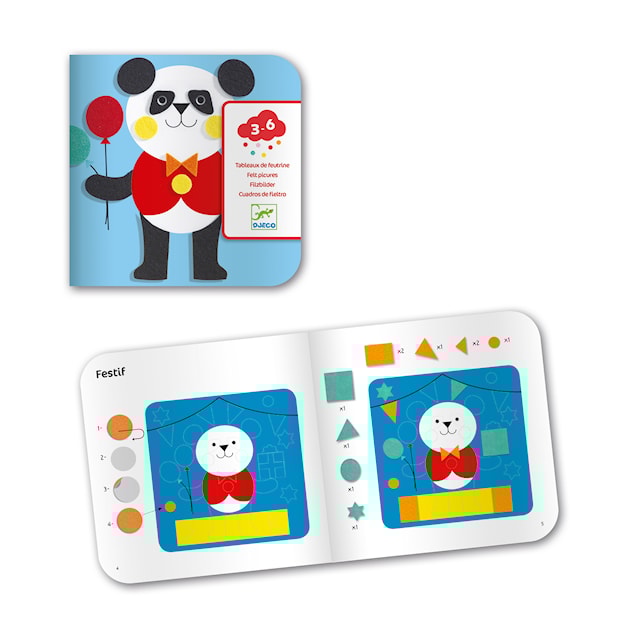 Produktbild 5 för Kul Tygpyssel med Djurmotiv Djeco