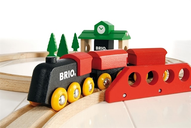 Produktbild 2 för Klassiskt figurset, Brio Träjärnväg