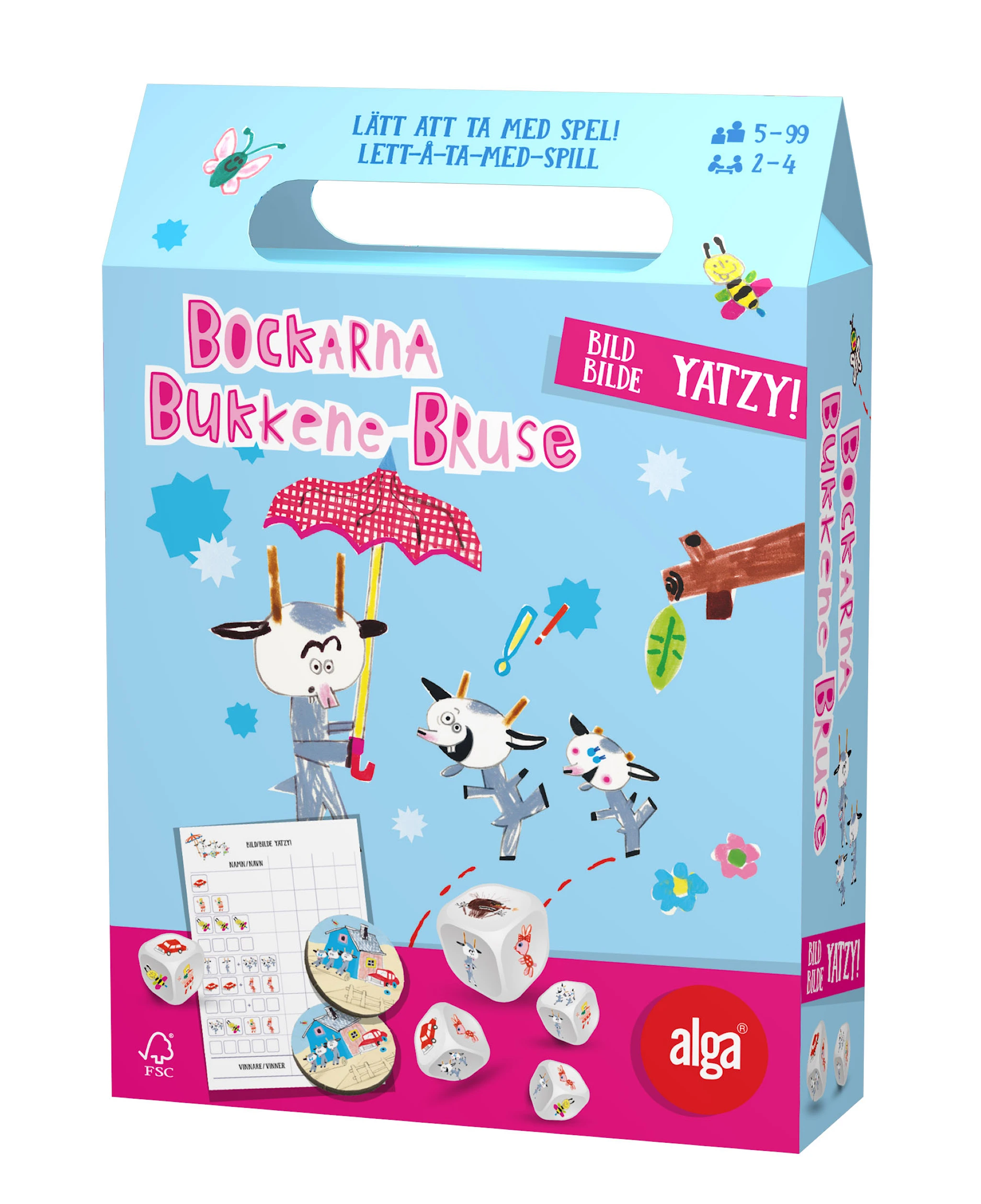 Produktbild för Bockarna Bruse Yatzy, Alga (SE/NO)
