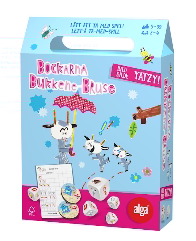 Produktbilde 1 for Bukkene Bruse Yatzy, Alga (NO/SE)