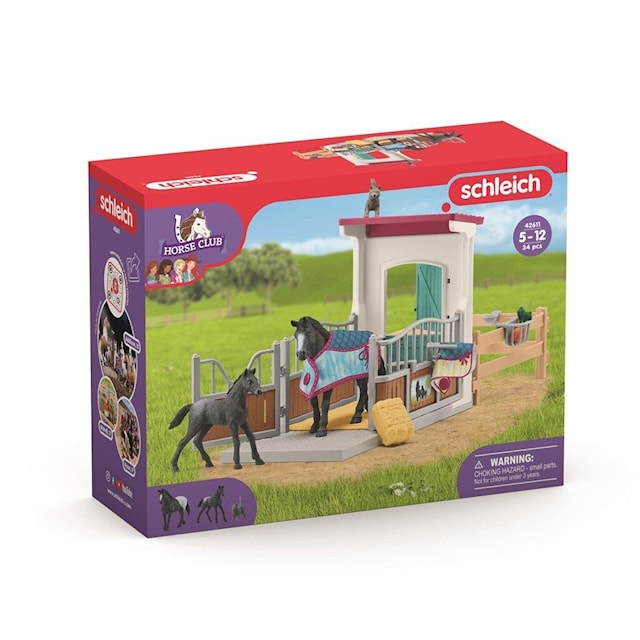 Produktbild 2 för Horse Club Hästbox med Sto och Föl Schleich