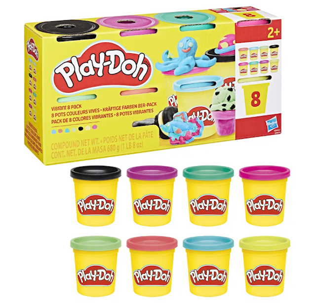 Produktbilde 1 for Play-Doh Compound 8-Pack Vibrant