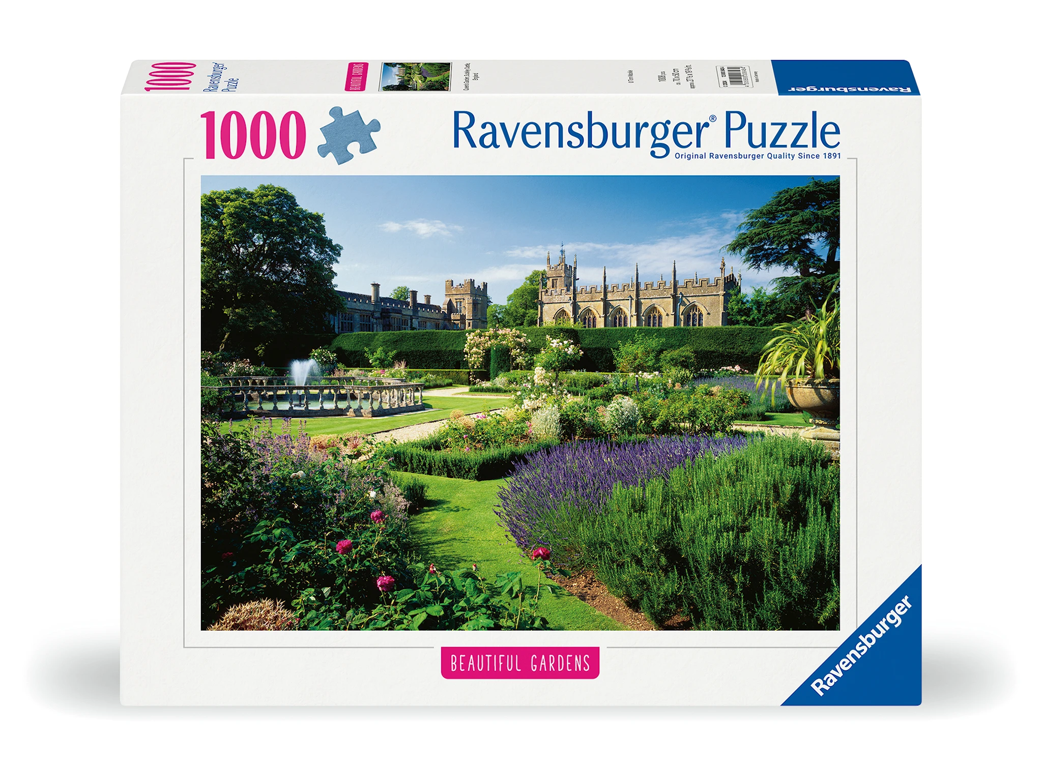Tuotekuva ille Pussel Queen's Garden Sudeley Castle 1000 bitar, Ravensburger