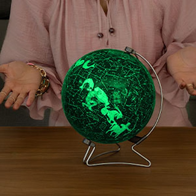 Produktbilde 5 for Stjernetegn globe, lyser i mørket, Puslespill 180 brikker, Ravensburger