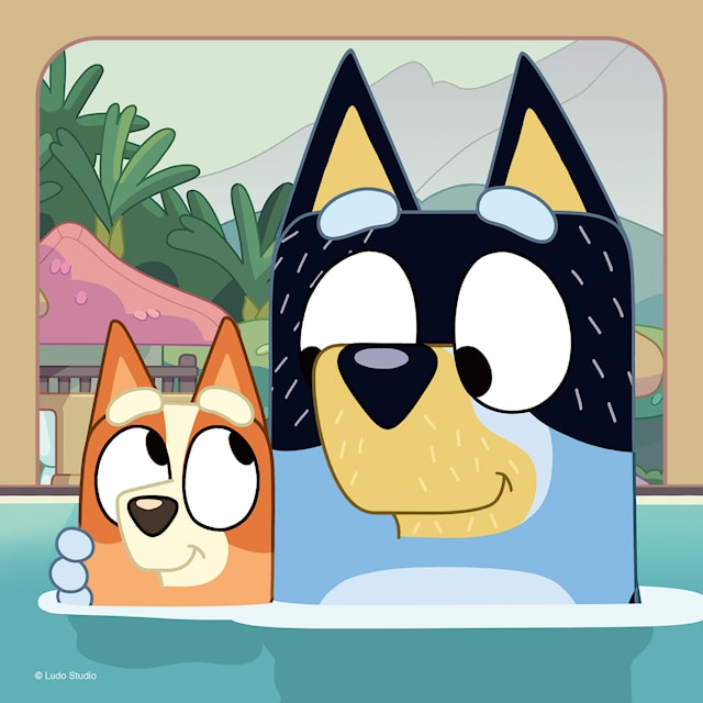 Produktbild 2 för Bluey Pussel 3x49 bitar Ravensburger