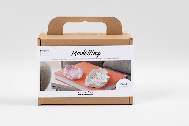 Produktbilde 5 for Mini DIY Kit Modellering, Skåler, 1 pk.