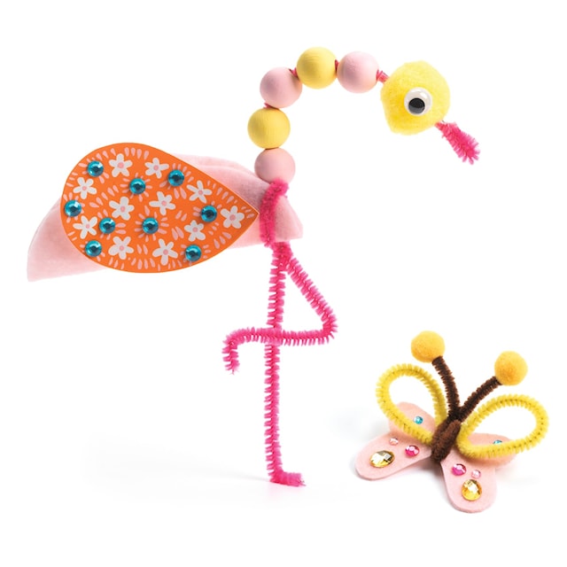 Produktbild 4 för Stor Pyssellåda DIY Djungeldjur Djeco