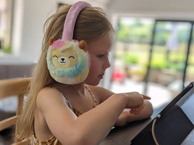 Produktbild 4 för Squishmallows Trådlösa Hörlurar med Mikrofon Bluetooth Leonard