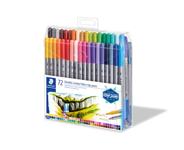 Produktbild 4 för Fiberspetspenna Dubbel 72-p Design Journey Staedtler