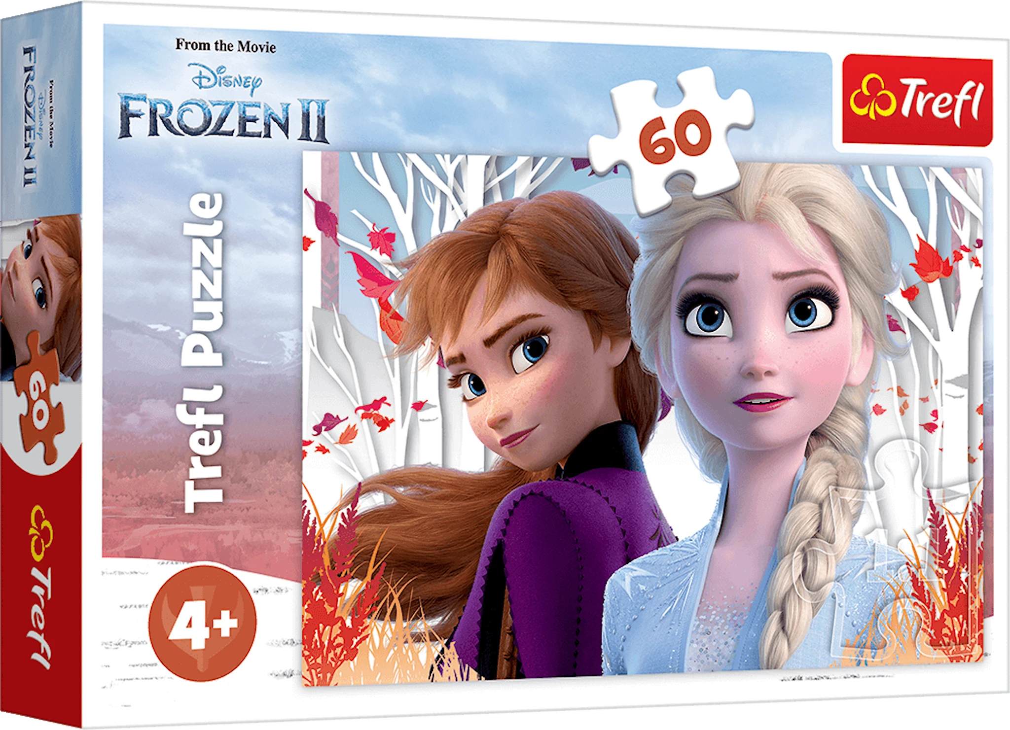 Produktbild för Pussel Frozen 2, 60 bitar, Trefl