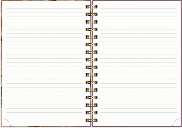 Produktbilde 3 for Kalender Leo Spiral 2026 A5 Fiol GRIEG