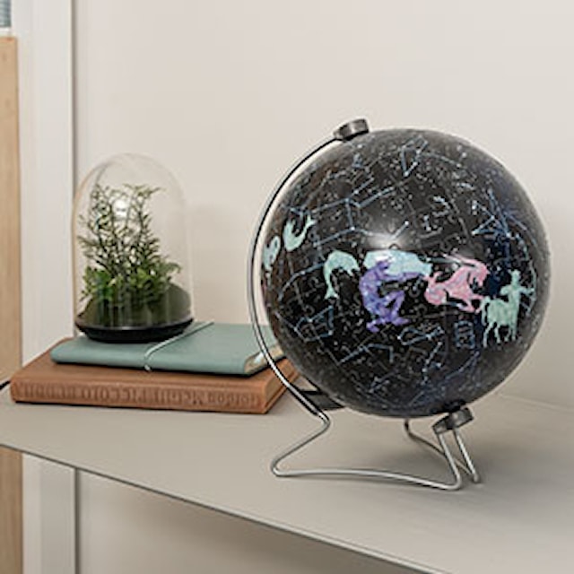 Produktbilde 4 for Stjernetegn globe, lyser i mørket, Puslespill 180 brikker, Ravensburger