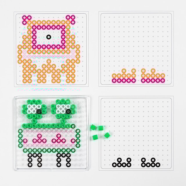 Produktbilde 4 for Mini DIY Kit Rørperler, Monster, ass. farger, 1 pk.