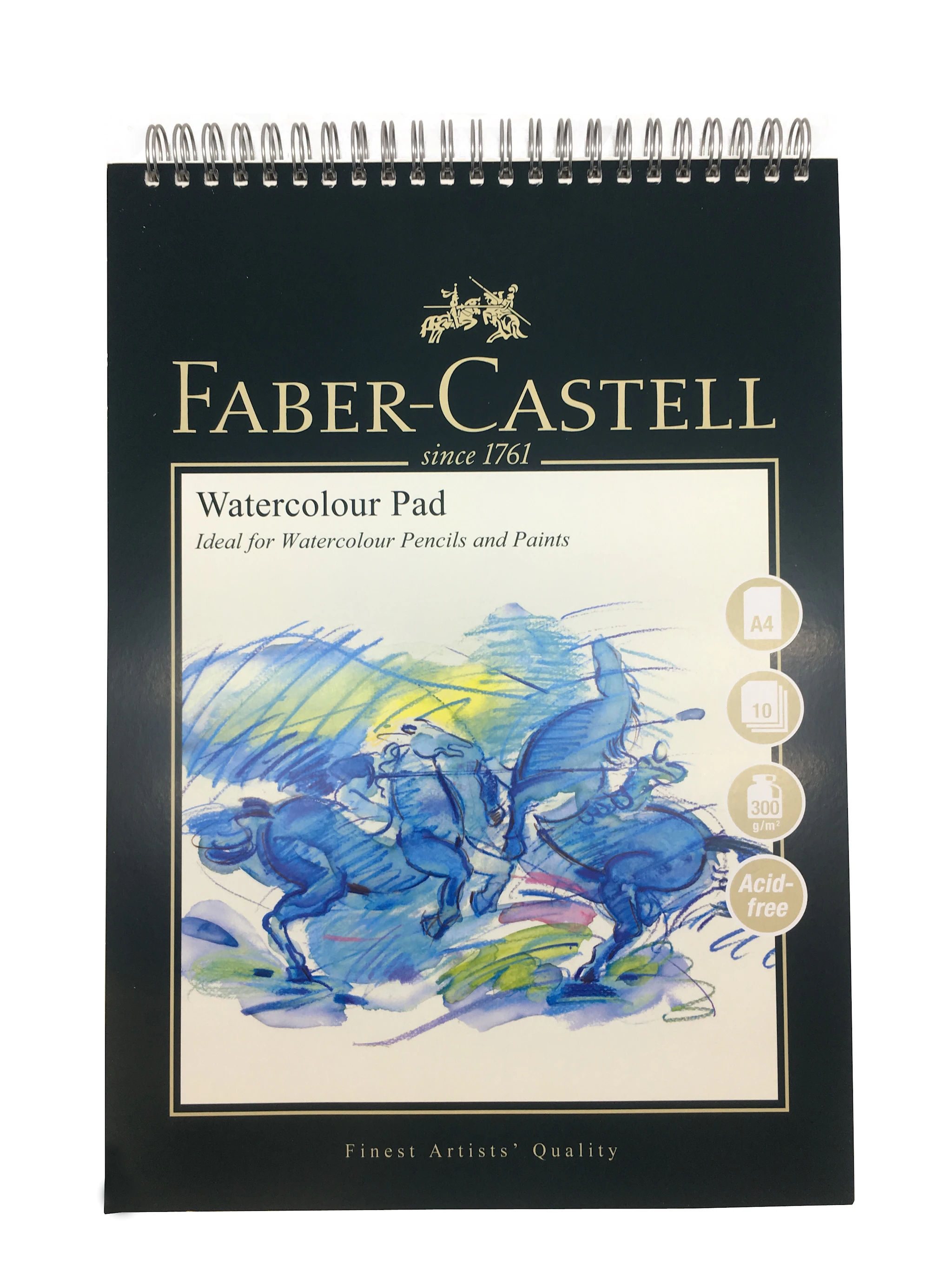 Produktbilde for Akvarellblokk A4, 10 ark 300g, Faber-Castell