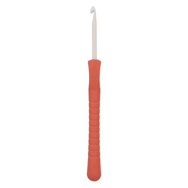 Tuotekuva 2 - Ergonominen Virkkuukoukku 14 cm 4.00 mm punainen Novita
