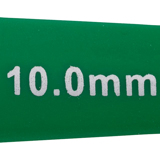 Tuotekuva 3 - Virkkuukoukku, nro 10, Pit. 16 cm, koko 10 mm, vihreä, 1 kpl