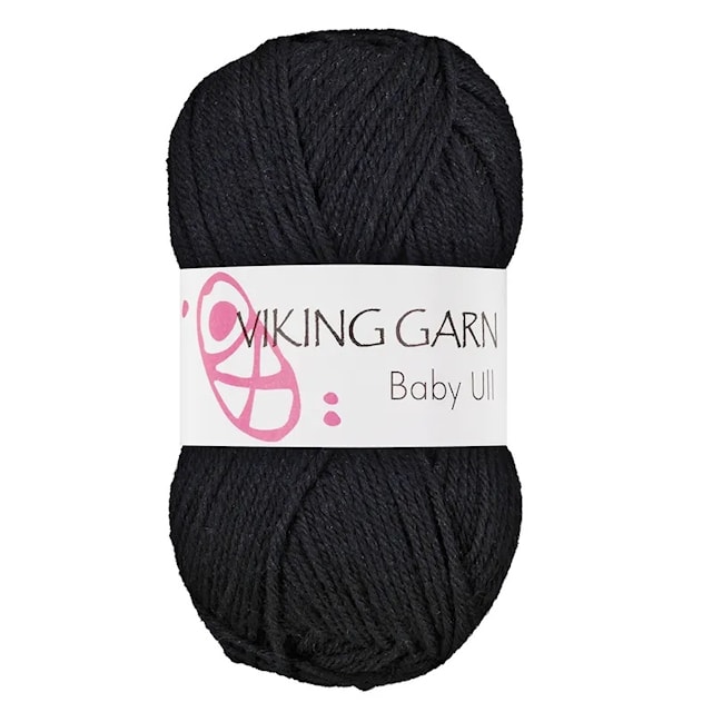 Baby Ull 50 g hiilenharmaa Viking Garn
