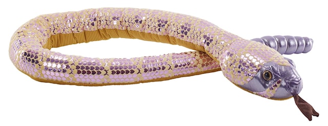 Snakesss 137 cm Kosedyr Skallerorm Foil Gull/Lilla Wild Republic