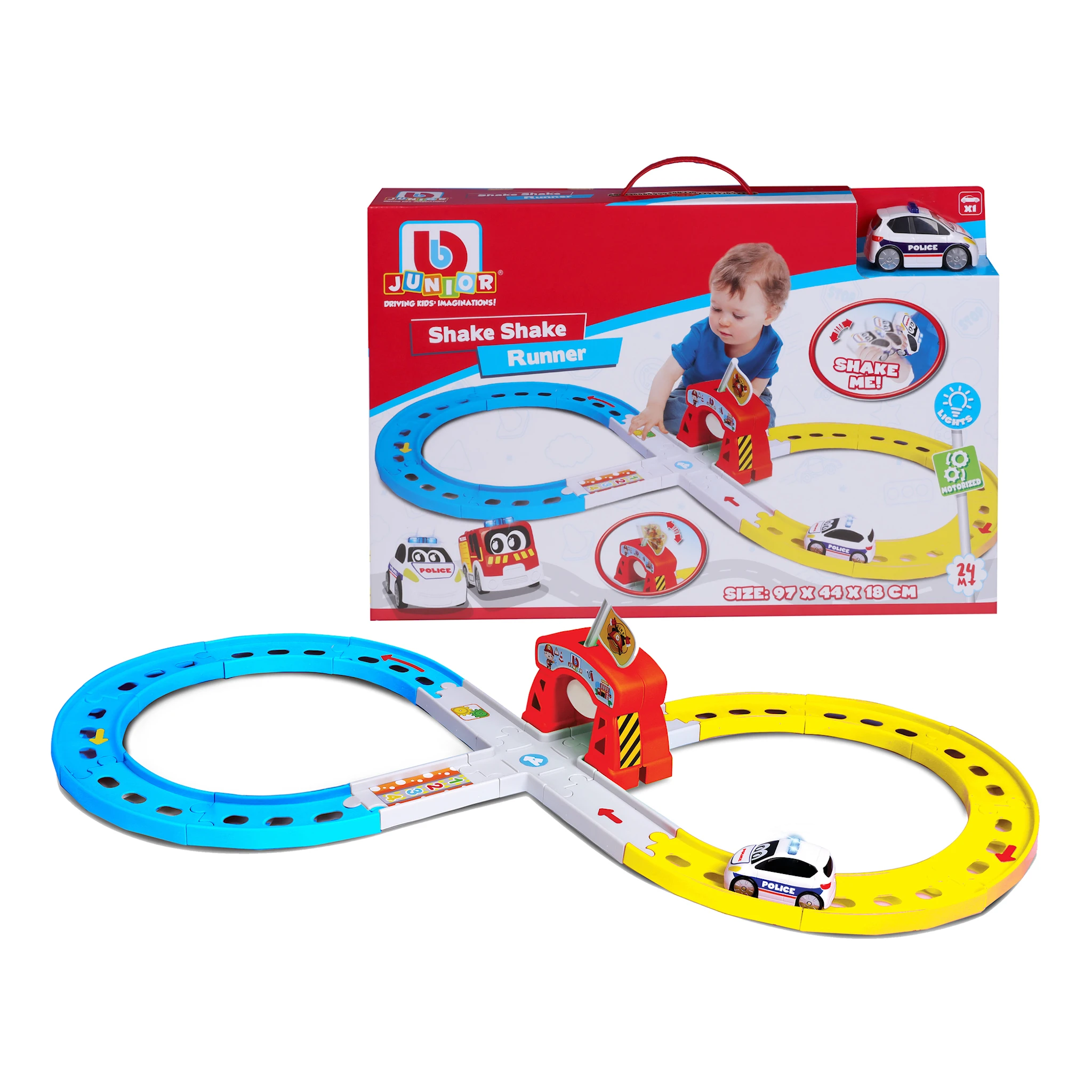 Produktbilde for Nødteam Shake Shake Runner Bilbane BB Junior