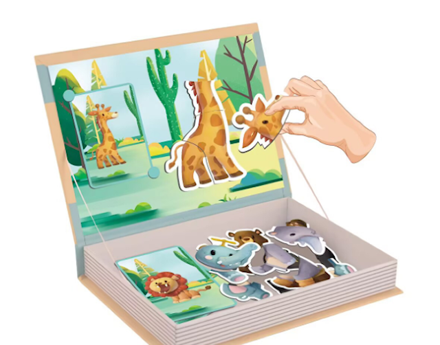 Produktbilde 2 for Magnetisk bok Jungelvert