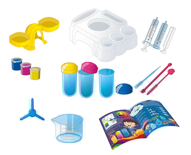 Tuotekuva 2 - Junior Experimentlåda Laboratory of Experiences Clementoni