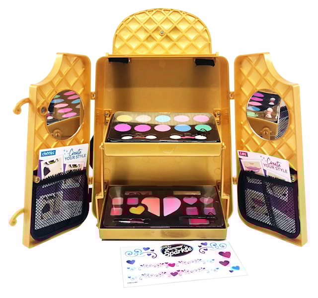 Tuotekuva 2 - Shimmer N Sparkle Cosmetic Backpack Gold