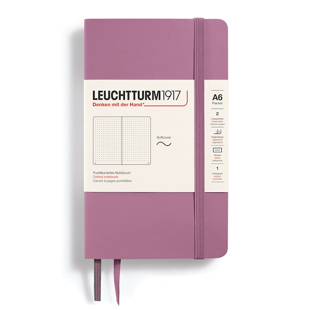 Notatbok A6 Soft Prikket Dusty Rose Leuchtturm 1917
