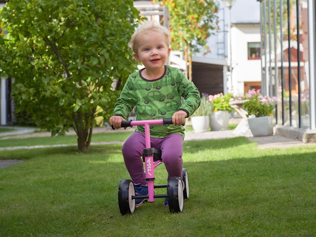 Tuotekuva 4 - Stiga Mini Rider Go Tasapainopyörä/Kävelyauto Vaaleanpunainen