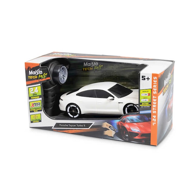Produktbild 2 för Porsche Taycan Turbo S 2,4Ghz Radiostyrd Bil 1:24 Bburago
