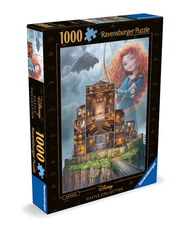 Produktbild 3 för Disney Castles Merida Pussel 1000 bitar, Ravensburger