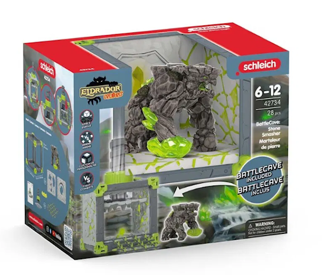 Produktbild 3 för Eldrador BattleCave Stone Smasher Schleich