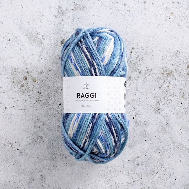 Produktbild 1 för Raggi Garn Ullmix 100 g Flume Ride 256 Järbo