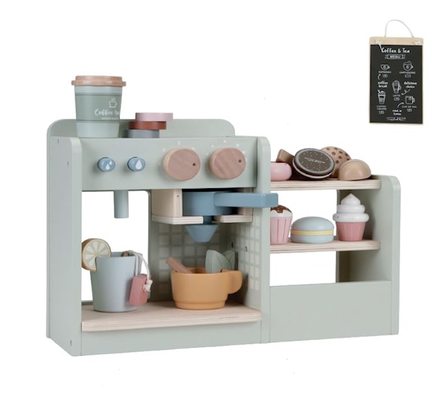 Espressomaskin Trä Little Dutch