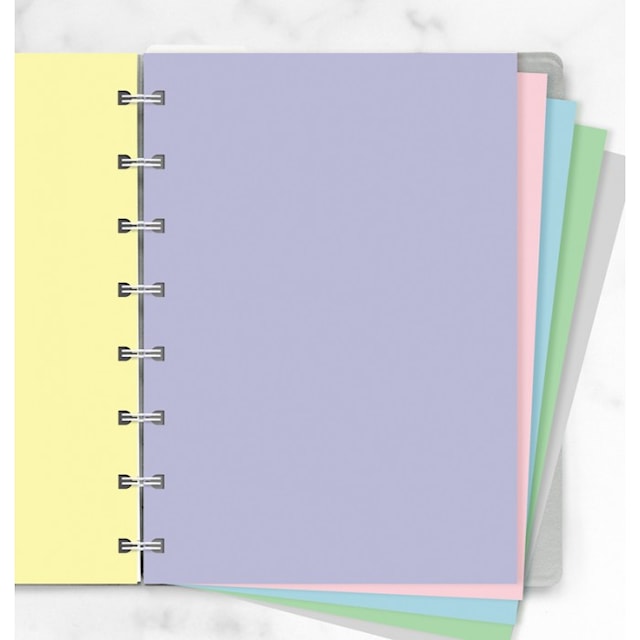 Produktbilde 2 for Notatbok A5 ulinjert pastell Filofax