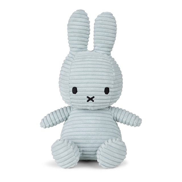 Produktbild 1 för Miffy ECO Corduroy Gosedjur 23 cm Soft Jade Bon Ton Toys