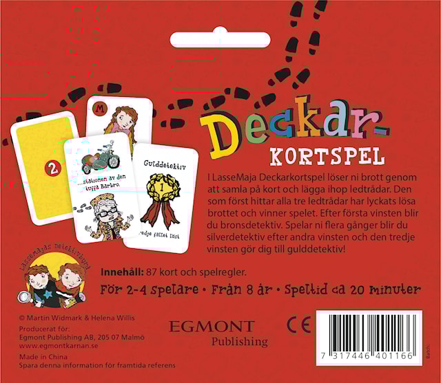 Produktbild 2 för Lasse-Majas Detektivbyrå Deckarkortspel (SE)