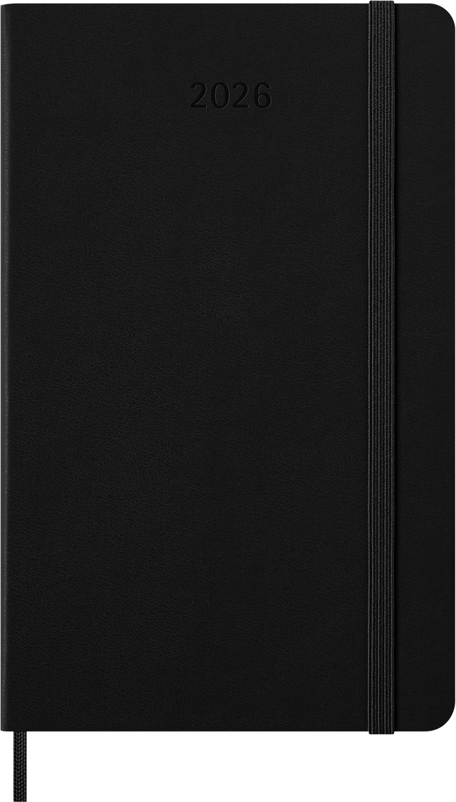 Tuotekuva 2 - Kalenteri 2026 Classic Hard 12M Weekly Vertical Large Musta Moleskine