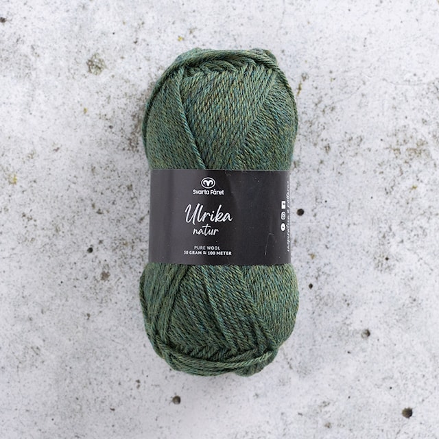 Ulrika Natur Villalanka 50 g Loden Nature 009 Svarta Fåret