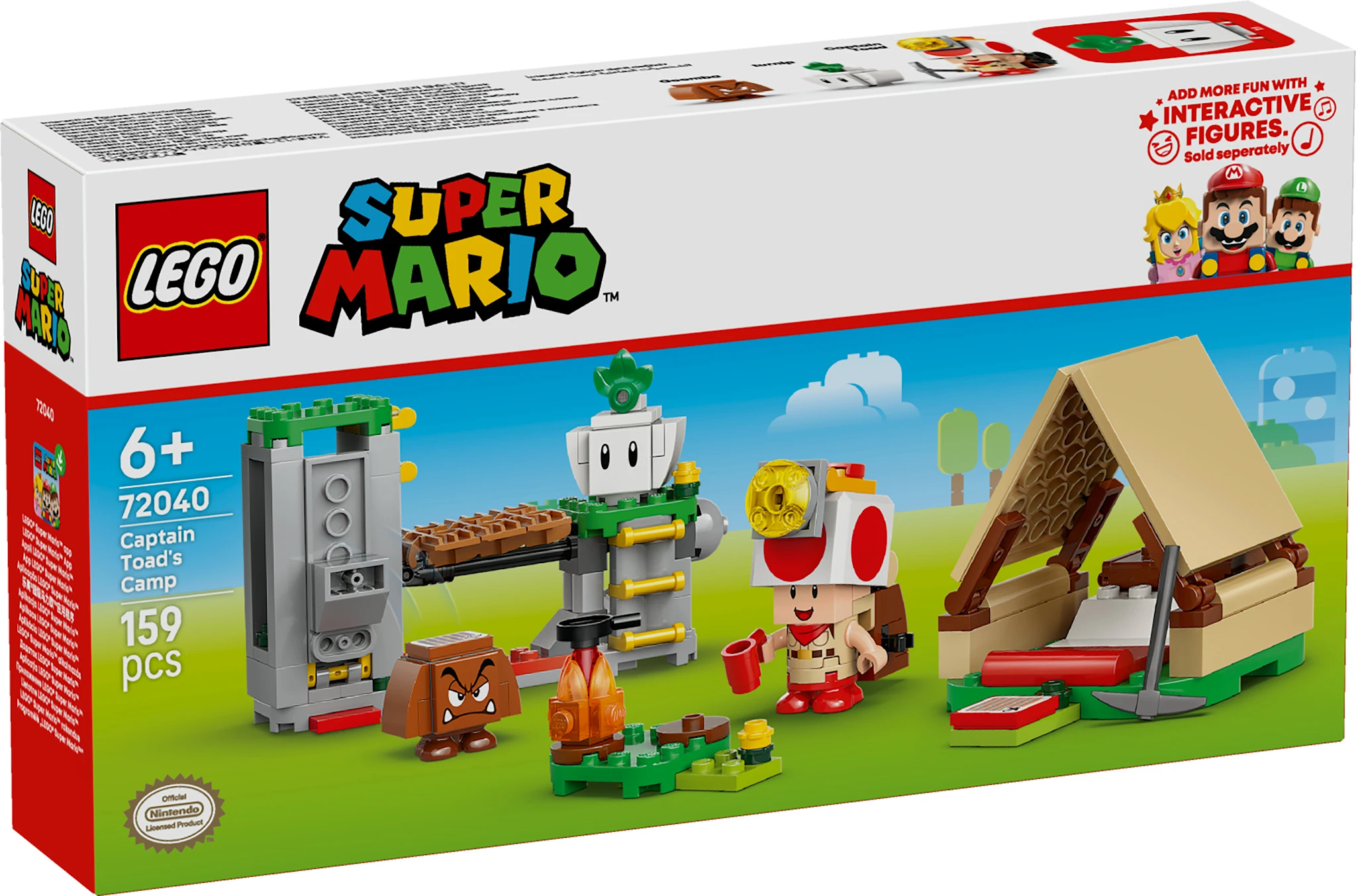 Produktbild för Captain Toads läger LEGO® Super Mario (72040)