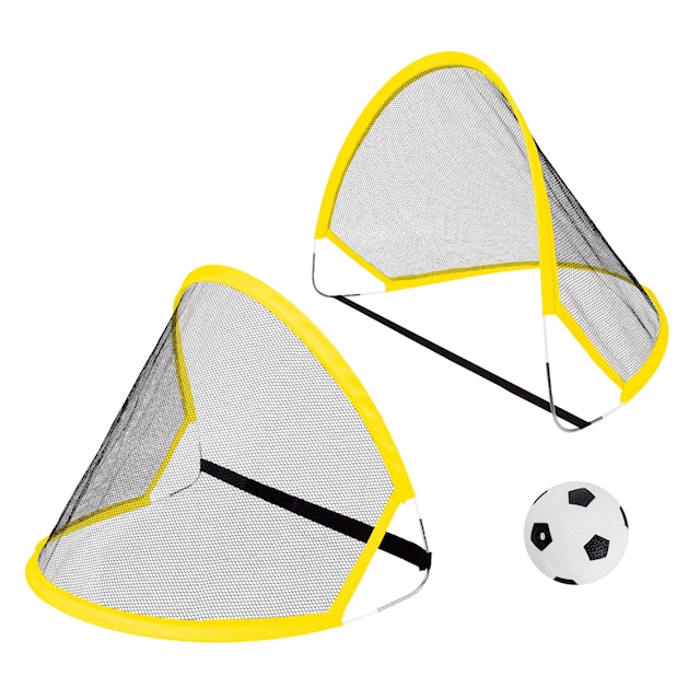 Produktbilde 3 for Sammenleggbare Fotballmål 2 stk + Ball